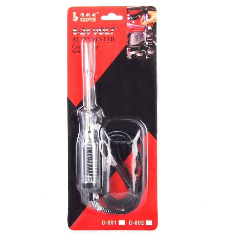 1M Car Voltage Circuit Tester for 6-24V DC Long Systems Probe Continuity Test Light