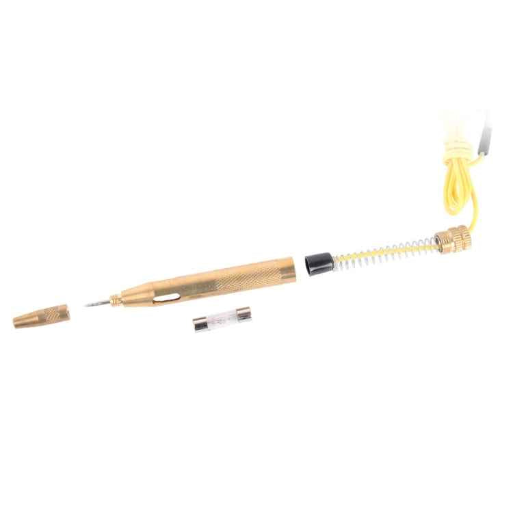 CNJB-85016 Pure Copper Circuit Tester and Electrical Voltage Detector Pen Set With Crocodile Clip 6-24V, Wire Length: 60cm