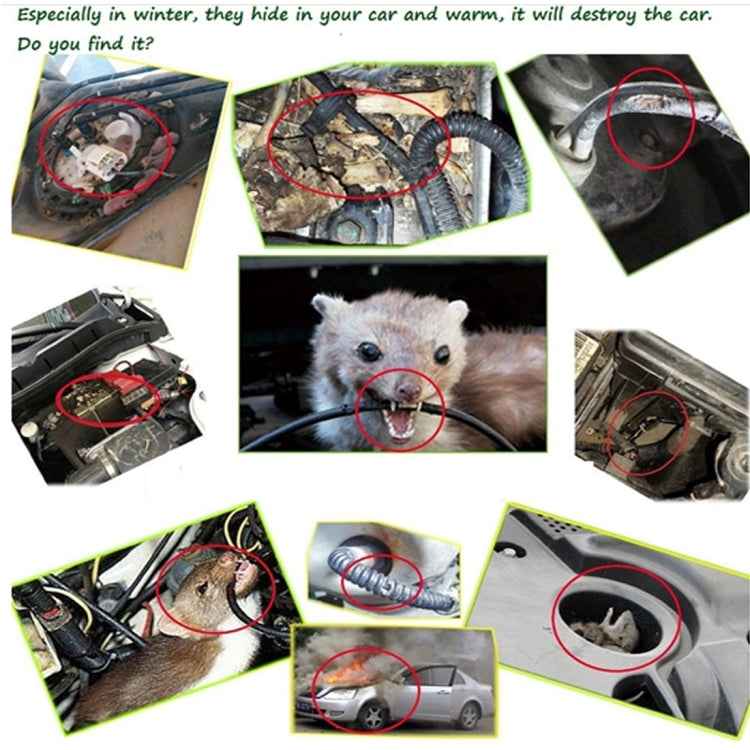 Car Mouse Control Repellent, Repels Rodents, Mice, Cockroaches, Ants & Spiders