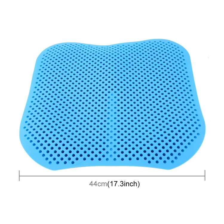 Car Seat Cushion Backless Massage High Memory Silicone Breathable Mesh Silica Gel Car Seat Covers