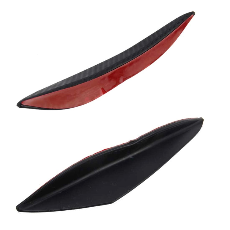 6 PCS Universal Carbon Fiber Style Car Front Bumper Body Spoiler Lip Splitter Protector Bar Strip Guard Sticker, Bar Strip Guard Sticker