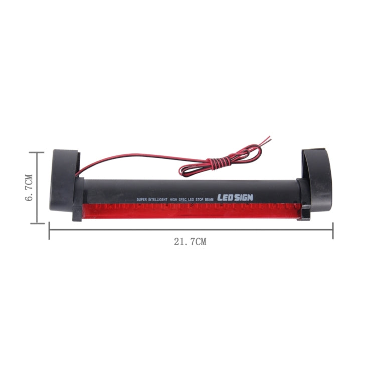 24 LEDs Red Light Car Third Brake Light, DC 12V Cable Length: 80cm, 24 LEDs