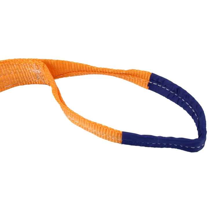 ZONGYUAN ZY-0223 Car 5m×5cm 8 Ton Towing 2 Ton Lifting Rope Straps High Strength Cable Cord Heavy Duty Recovery Securing Accessories for Cars Trucks(No Hook)