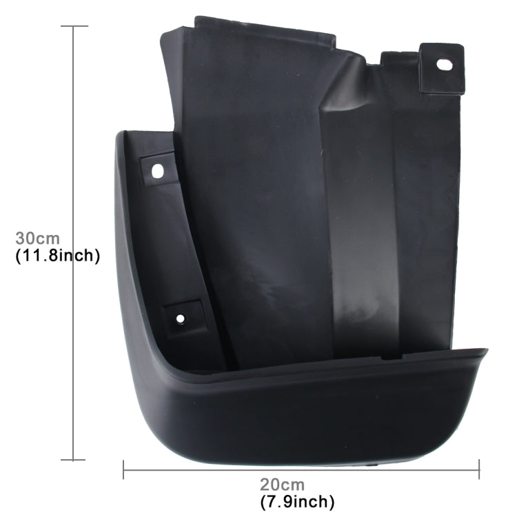 4 PCS Car Auto Semi-Rigid PVC Splash Flaps Mudguards Fender Guard for Honda 8th Series Civic, For 8th Series Civic