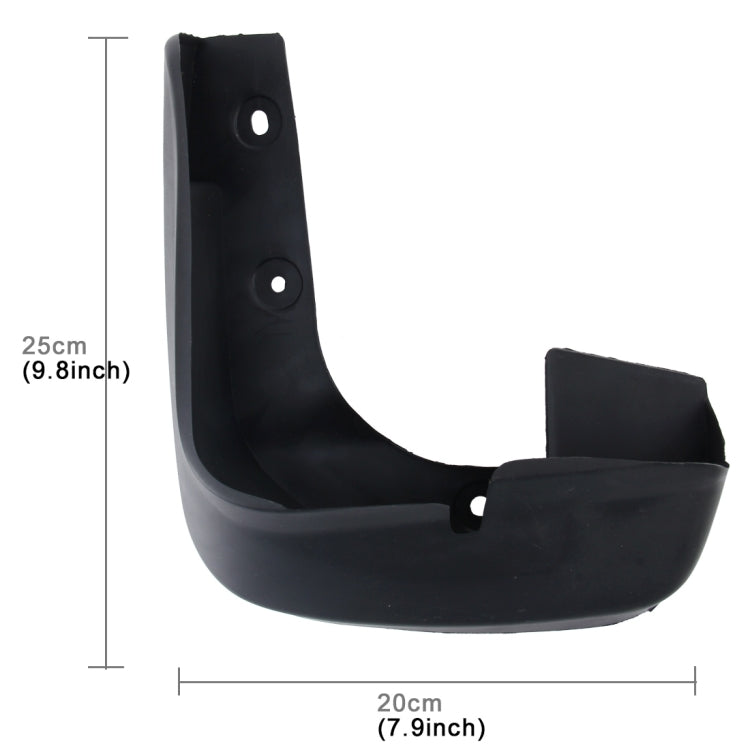 4 PCS Car Auto Semi-Rigid PVC Splash Flaps Mudguards Fender Guard for Honda 8th Series Civic, For 8th Series Civic