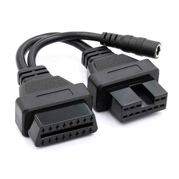 12 Pin to 16 Pin OBDII Diagnostic Cable for Mitsubishi, For Mitsubishi