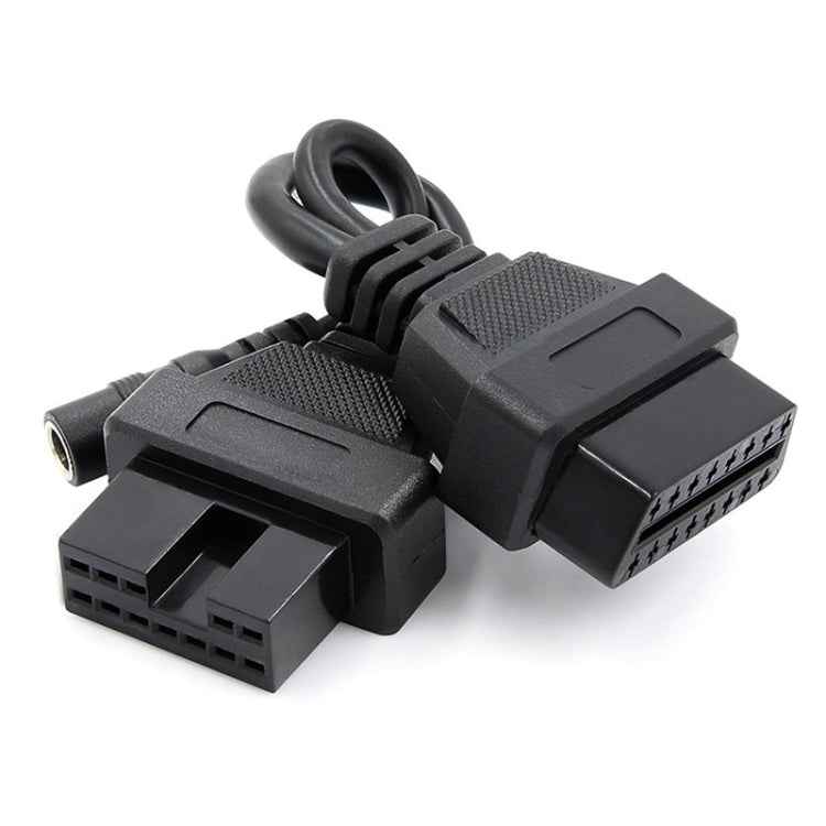 12 Pin to 16 Pin OBDII Diagnostic Cable for Mitsubishi, For Mitsubishi