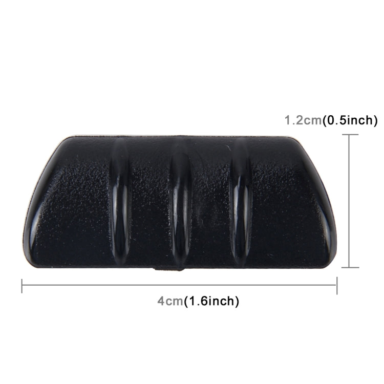 10 PCS Car Exterior Rubber Noise-cancelling Airflow-adjusting Kit, Noise-cancelling Airflow-adjusting Kit