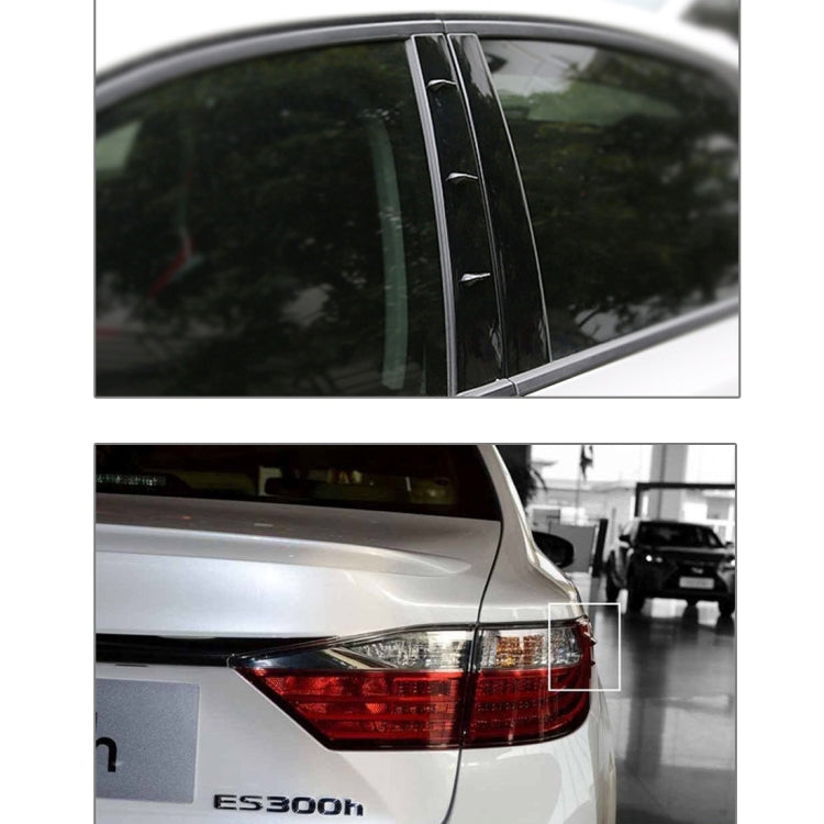 10 PCS Car Exterior Rubber Noise-cancelling Airflow-adjusting Kit, Noise-cancelling Airflow-adjusting Kit