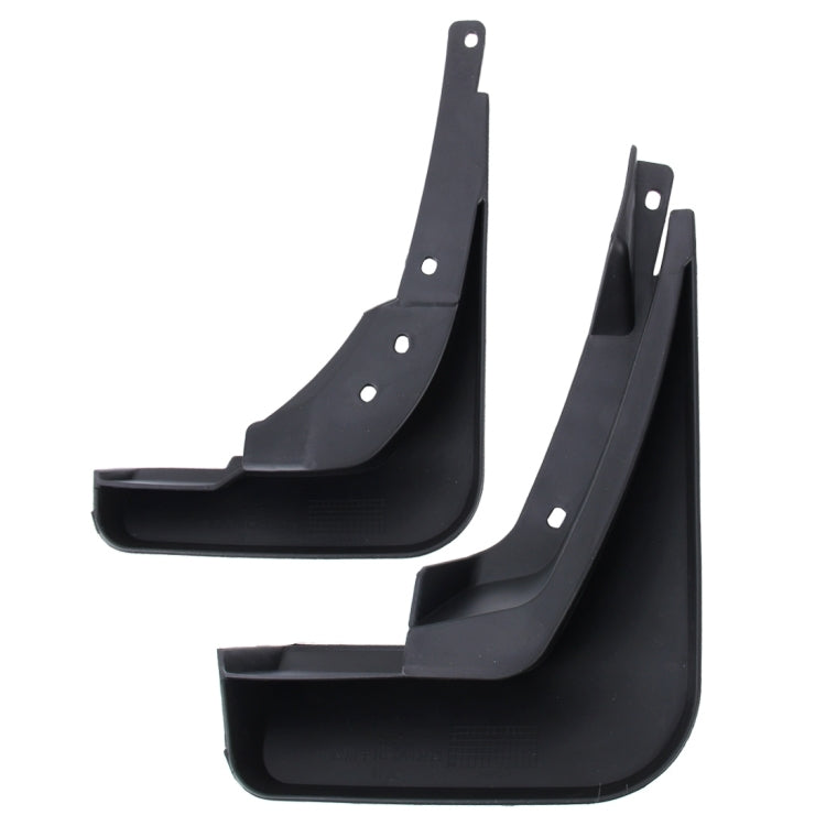 4 PCS Car Auto Semi-Rigid PVC Splash Flaps Mudguards Fender Guard for Audi A4L 2016 Version, For 2016 A4L
