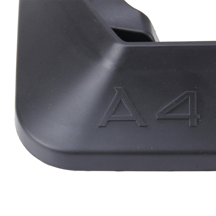 4 PCS Car Auto Semi-Rigid PVC Splash Flaps Mudguards Fender Guard for Audi A4L 2016 Version, For 2016 A4L