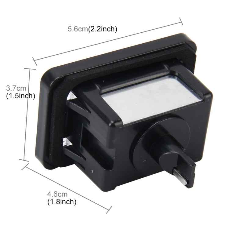 2 PCS License Plate Light with 18 SMD-3528 Lamps for Mercedes-Benz GLK X204 ,2W 120LM, DC12V (White Light)