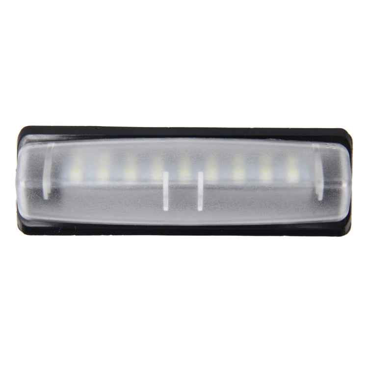 2 PCS License Plate Light with 18 SMD-3528 Lamps for Toyota,2W 120LM,6000K, DC12V(White Light), For Toyota2