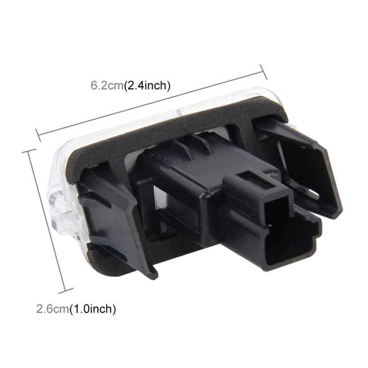 2 PCS License Plate Light with 18 SMD-3528 Lamps for Toyota,2W 120LM,6000K, DC12V(White Light), For Toyota1