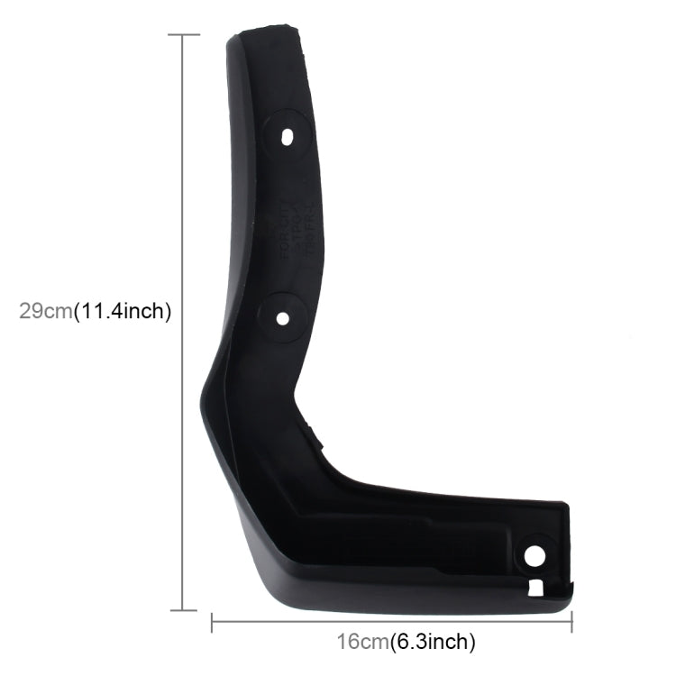 4 PCS Car Auto Semi-Rigid PVC Splash Flaps Mudguards Fender Guard for Honda City 2015-2020, For Version City