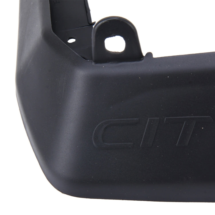 4 PCS Car Auto Semi-Rigid PVC Splash Flaps Mudguards Fender Guard for Honda City 2015-2020, For Version City