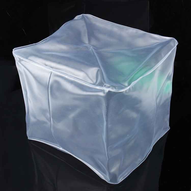 10L Outdoor Transparent PVC Foldable Water Bag Container with ON/OFF Switch