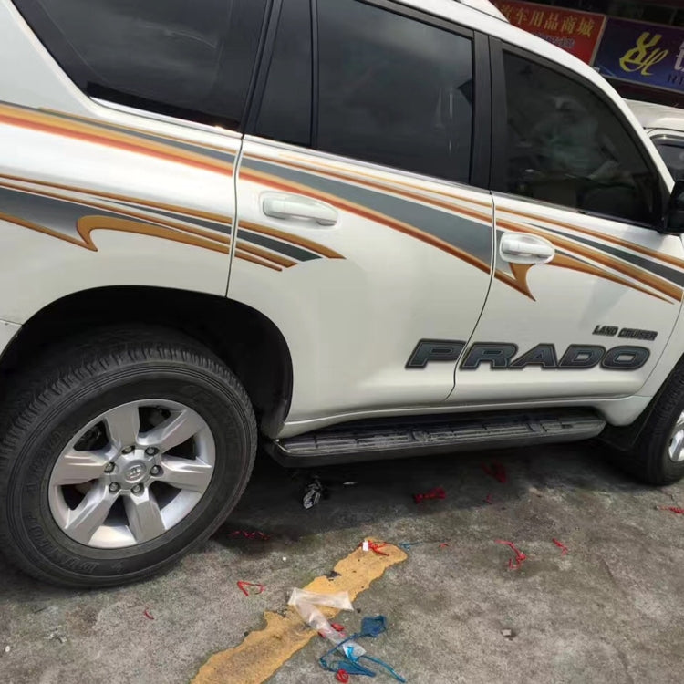 5 PCS SUV Body Decorative Strip Brand Car Streamline Shining Sticker for Toyota Prado4000 2011 Version, For 2011 Version Prado 4000