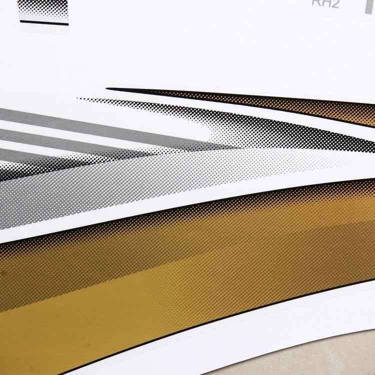 4 PCS SUV Body Decorative Strip Brand Car Streamline Shining Sticker for Toyota Prado 2016 Version