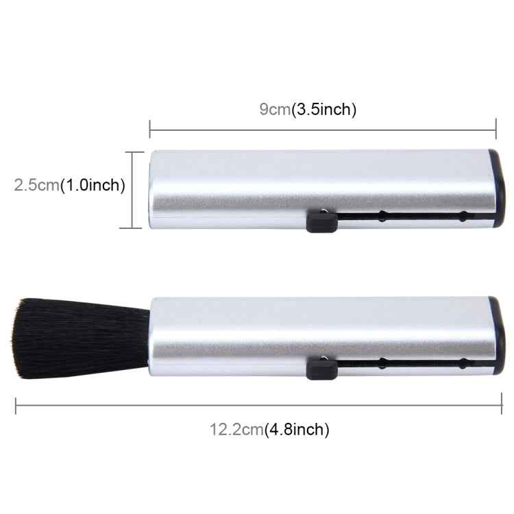 Car Portable Scalable Nylon Cleaning Brush with ABS Handle