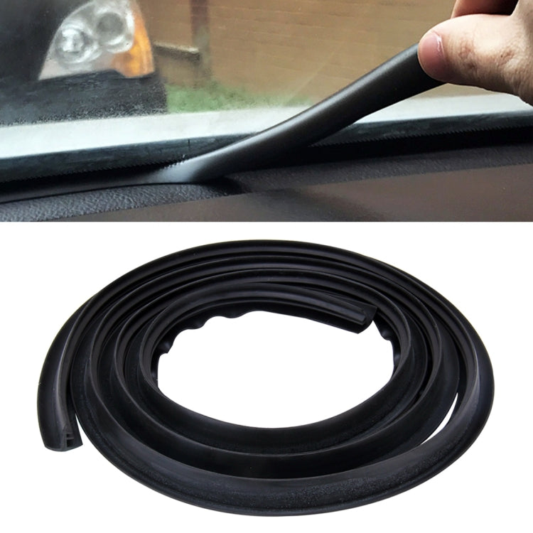 1.5m Car Instrument Desk Decorative Strip Rubber Chrome Decoration Strip Seal, 1.5m