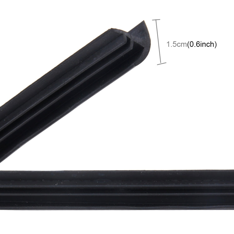 1.5m Car Instrument Desk Decorative Strip Rubber Chrome Decoration Strip Seal, 1.5m