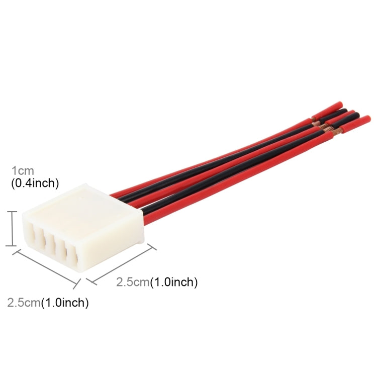 20 PCS Car Auto Universal DIY 5 Pin Button Socket, 5 Pin Button Socket