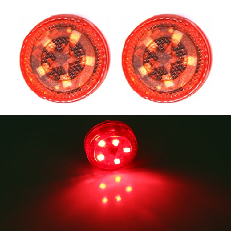 2 PCS Car Door Magnetic Warning Strobe Light Lamp, Caution Light