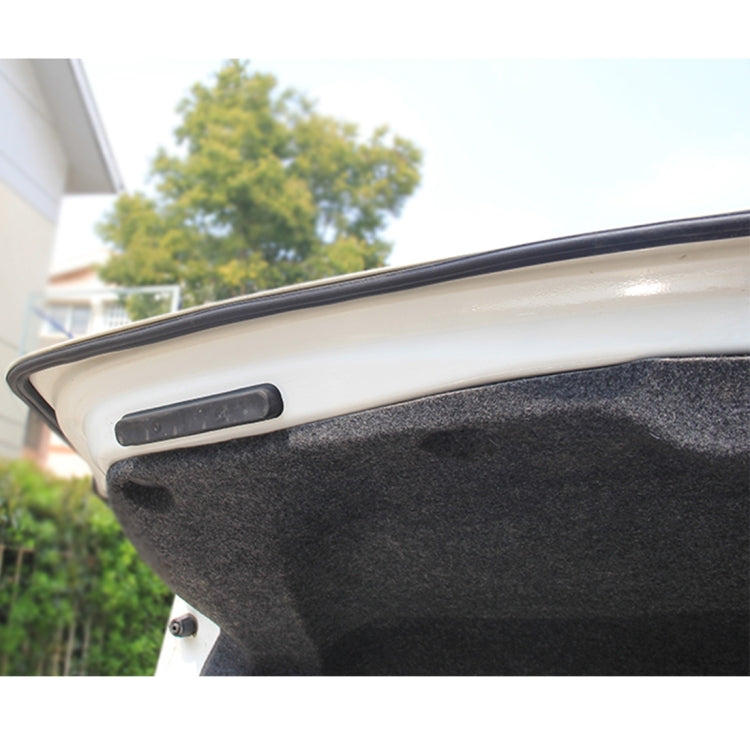 4m B Shape Car Decorative Strip Rubber Chrome Decoration Strip Door Seal Window Seal, 4m B Shape