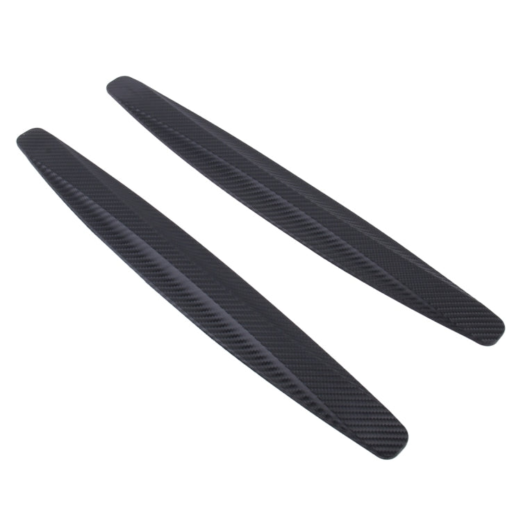 2 PCS Universal Car Body Carbon Fiber Bumper Guard Protector Sticker/Car Crash Bar Bumper Strips /Car Crash Strips/Anti-rub Strips/Anti-rub Bar, Bumper Guard