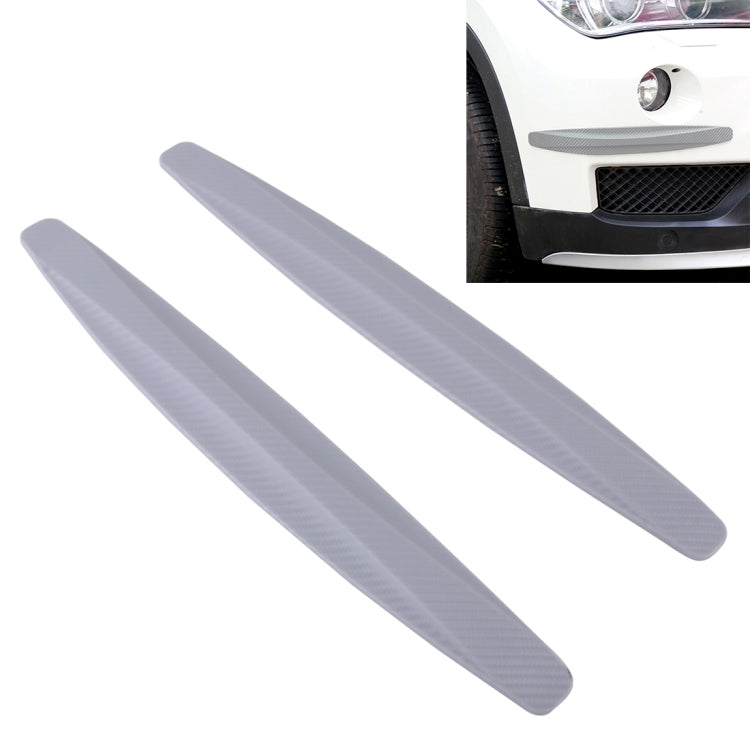 2 PCS Universal Car Body Carbon Fiber Bumper Guard Protector Sticker/Car Crash Bar Bumper Strips /Car Crash Strips/Anti-rub Strips/Anti-rub Bar, Bumper Guard