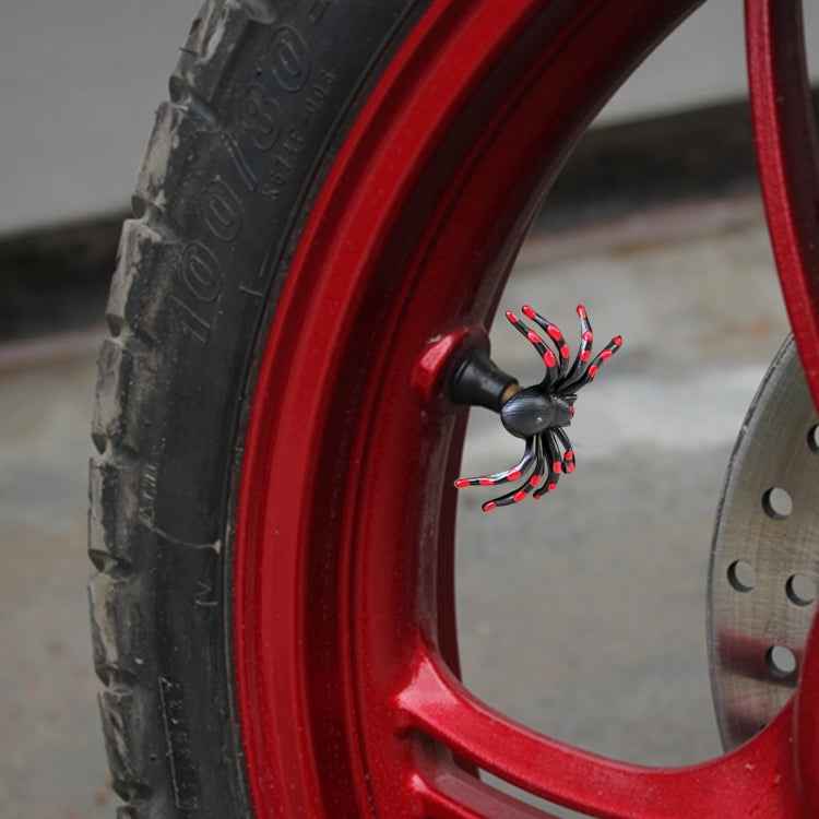 2 PCS Universal Spider Shape Car Motor Bicycle Tire Valve Caps