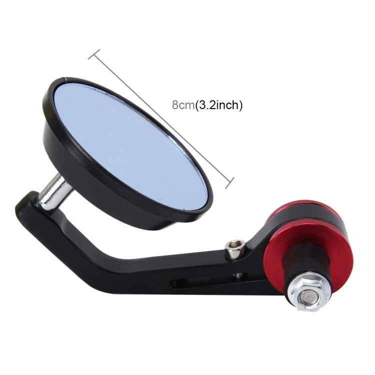 2 PCS Universal Motorcycle Round Shape Rear View Mirror for Most Motorcycle