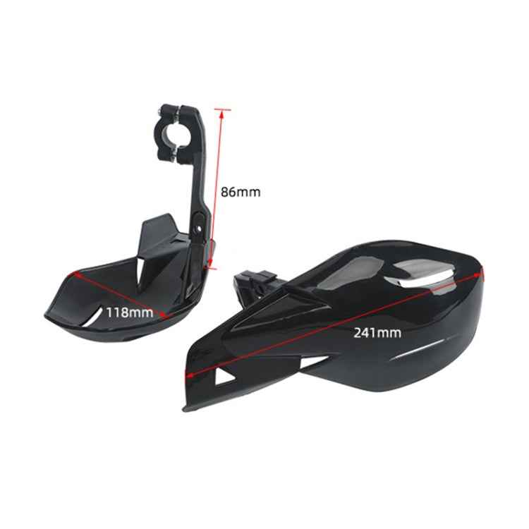 2 PCS Motorcycle Universal ABS Handle Wind-block Handguard
