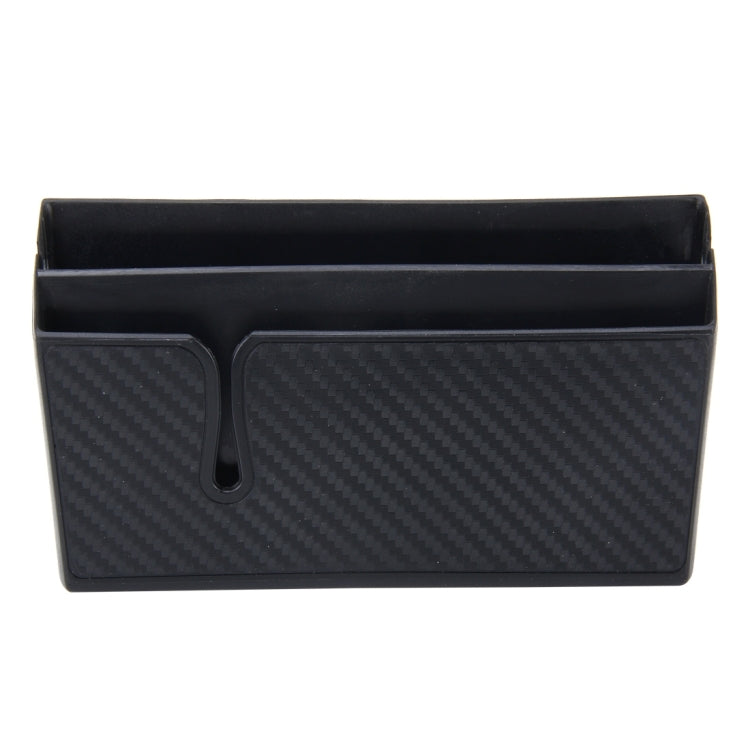 Car EVA Carrying Organizer Storage Double-layer Sticker Bag for Phone Coin Key and Other Small Items(Big Size), Big Size