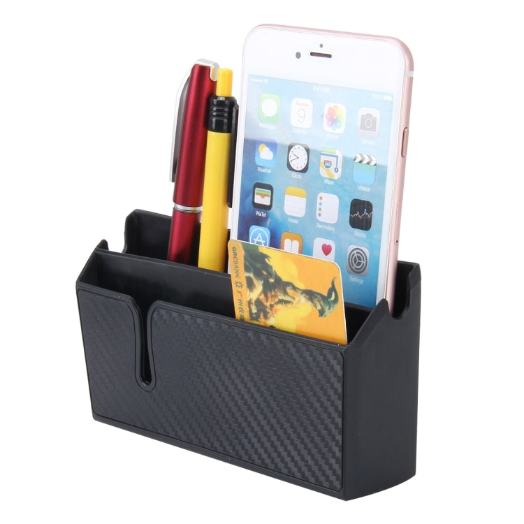 Car EVA Carrying Organizer Storage Double-layer Sticker Bag for Phone Coin Key and Other Small Items(Big Size), Big Size