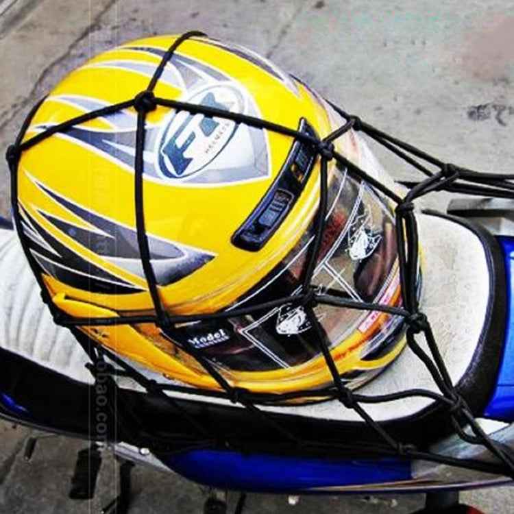 Motorcycle Nylon Fix Net with 6 Hooks, Size:30×30cm