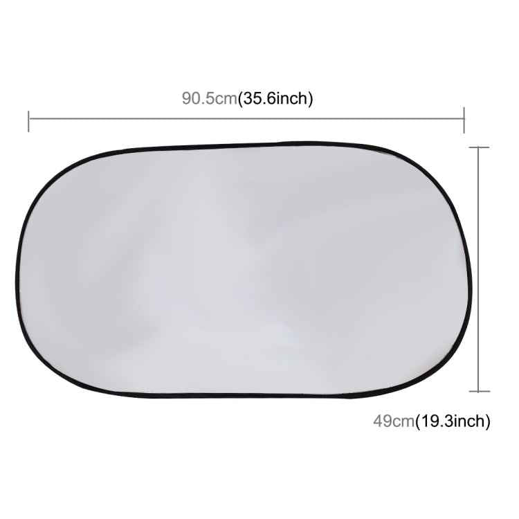 6 in 1 Summer Accessories Coated Silver Car Sun Shade Cloth Set