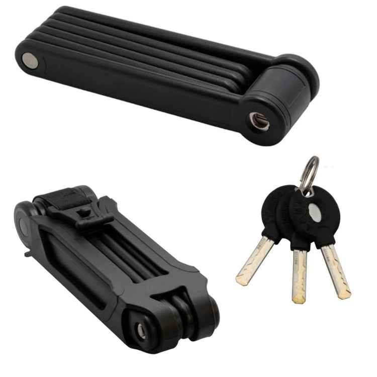 Foldable Alloy Steel Anti-theft Lock with Keys for Motorcycle Bike House Door