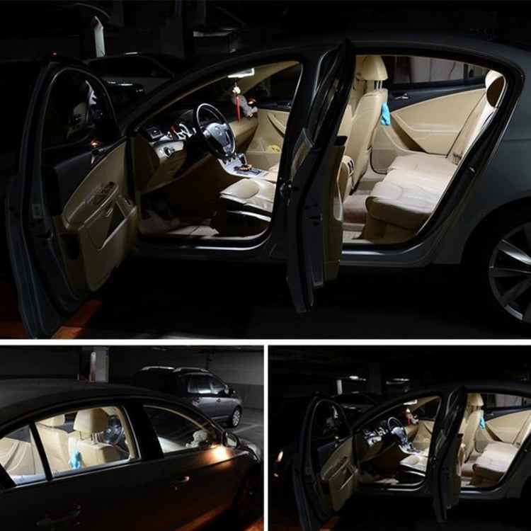 2 PCS 2W 100 LM 6000K 36MM Bicuspid Port Car Dome Lamp LED Reading Light with 16 SMD-4014 LED Lamps, DC 12V