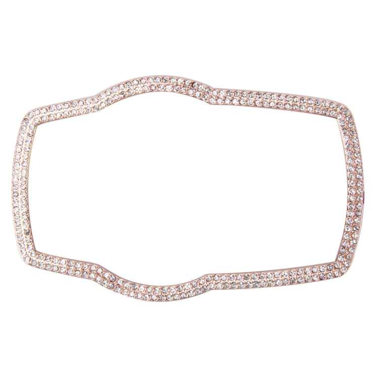 Car Aluminum Steering Wheel Decoration Ring with Diamonds For BMW
