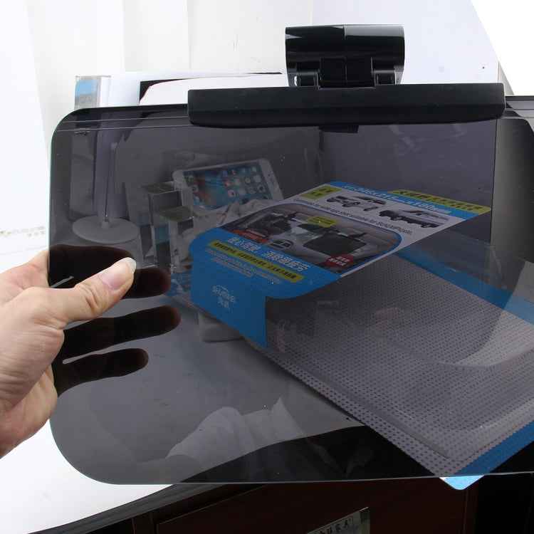 180 Degree Rotating Car Anti-Glare Dazzling Goggle Day Night Vision Driving Mirror Sun Visors for SUV MPV etc, Size: 34.6*21.5cm