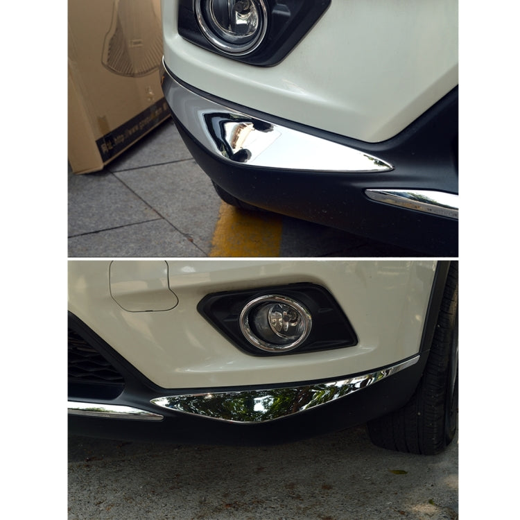 4 PCS Universal Car Auto Plastic Body Bumper Guard Protector Strip Sticker(Silver), JM-330 4 PCS