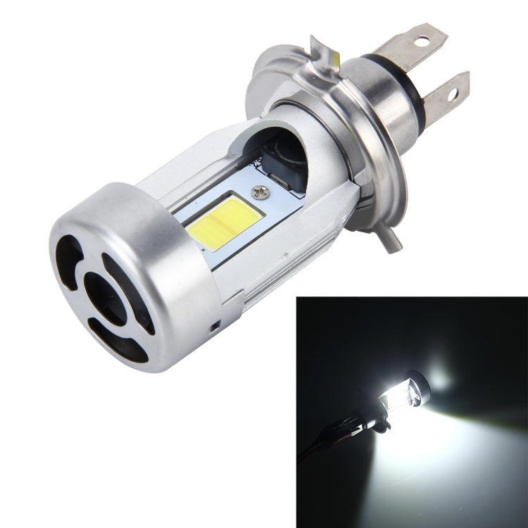 H4 HS1 Motorcycle Headlamps COB Spotlights Electric Car Fog Lights 6000K 20W 2600LM 5000Hours(White Light), 20W 2600LM