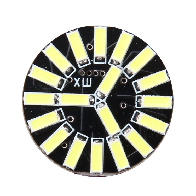2 PCS 1156/BA15S 1W 50 LM 6000K Car AutoTurn Light with 19 SMD-4014 LED Lamps, DC 12V
