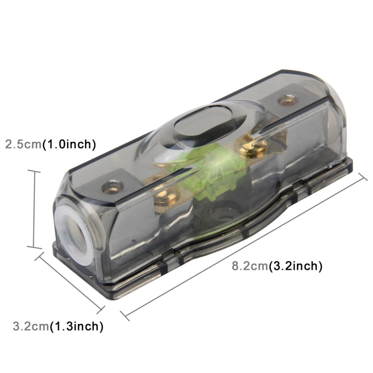 Car Auto Fuse Holder Blade Fuse Holder Bolt-on Fuse Holder with 100A Fuse for Car Audio, 100A