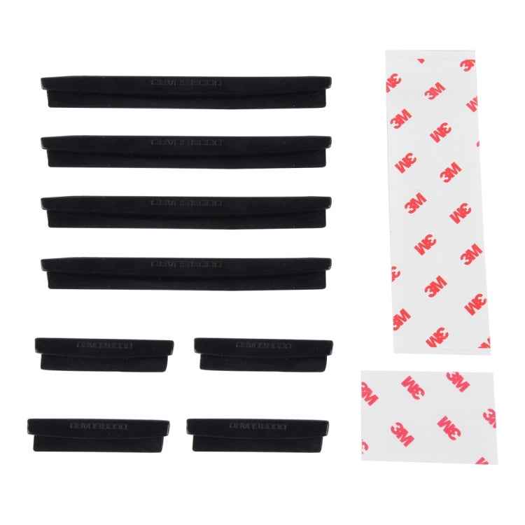 FR JG-031 8 PCS Rubber Car Side Door Edge Protection Guards Cover Trims Stickers