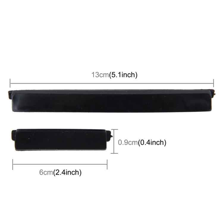 FR JG-031 8 PCS Rubber Car Side Door Edge Protection Guards Cover Trims Stickers