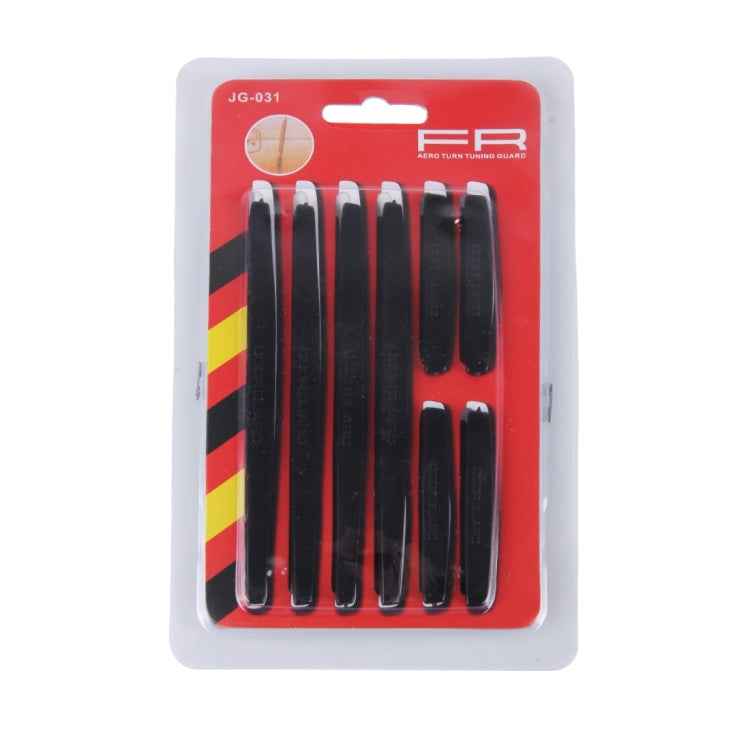 FR JG-031 8 PCS Rubber Car Side Door Edge Protection Guards Cover Trims Stickers