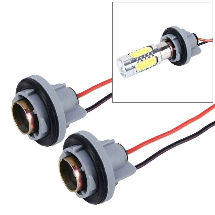 2 PCS Car Auto LED Bulb Socket Holder (No Including Light)
